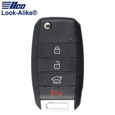 Ilco LAL FLIP-KIA-4B7 KIA 4 BUTTON 4D60 FLIP KEY OSLOKA-OKA875T YD ILCO-AX00012990